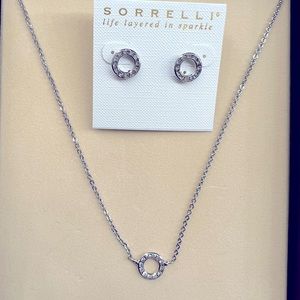 Sorrelli earrings and necklace